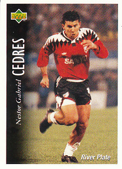 Nestor Gabriel Cedres River Plate 1995 Upper Deck Futbol Argentina #64